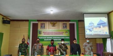 Wujud Sinergitas Hadapi Pandemi, Batuud Koramil Kota Hadiri Silaturahmi Bersama Ormas