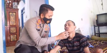 Kapolres Pemalang Beri Motivasi Anak-Anak Penderita Penyakit dan Cacat Sejak Lahir