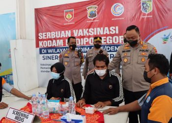 Kapolres Demak Dorong Percepatan Vaksinasi Dosis Kedua dan Booster