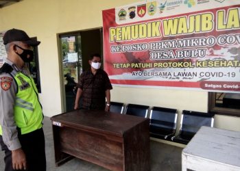 Putus Rantai Penularan Covid-19 saat Libur Panjang, Bhabinkamtibmas Optimalisasi PPKM Mikro