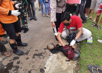 Memancing di sungai Tuntang seorang warga Tuntang Temukan mayat