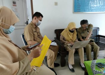 Monev Aplikasi New Siga Bidang P2PP Dinpermades P2KB di Balai Penyuluhan KB Kecamatan Sayung