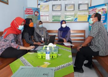 Monev Aplikasi New Siga Oleh Bidang P2PP Dinpermades P2KB di Balai Penyuluhan KB Kecamatan Bonang