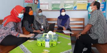 Monev Aplikasi New Siga Oleh Bidang P2PP Dinpermades P2KB di Balai Penyuluhan KB Kecamatan Bonang