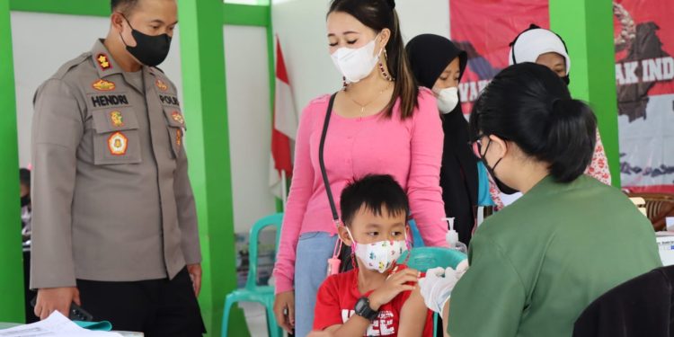 Upaya Percepatan Vaksinasi Covid-19, Polres Banjarnegara Gelar Program Keroyok Vaksin