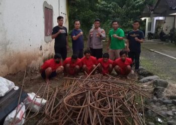 Gerombolan Maling Besi Puluhan Juta di Pemalang Dibekuk