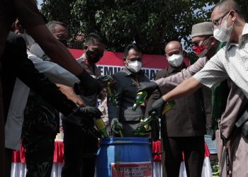 Polres Pemalang Musnahkan Ribuan Miras dan Obat