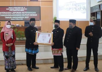 Rapat Paripurna Penyampaian Laporan Keterangan Pertanggungjawaban Bupati Demak Tahun 2021