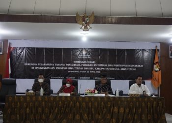 Sambut Tahapan Pemilu 2024, KPU Provinsi Jawa Tengah Tingkatkan Kualitas dan Kapasitas Pengelolaan Informasi Publik melalui Dunia Digital