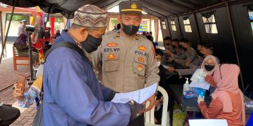 Percepat Vaksinasi, Polres Banjarnegara Perluas Layanan Vaksin Pengguna Jalan