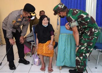 Cek Keroyok Vaksin Kecamatan Susukan, Kapolres Bersama Dandim Banjarnegara Ingin Akselerasi Vaksinasi Jalan Terus