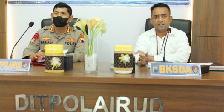 Cegah Satwa Yang Dilindungi Masuk Pemukiman, Ditpolairud Polda Jateng Jalin Kerjasama Dengan BKSDA