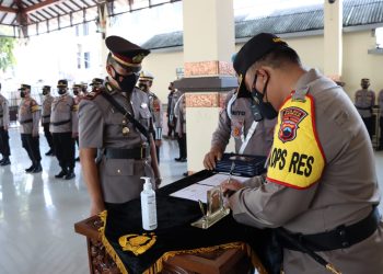 Delapan Perwira Polres Demak Gelar Sertijab