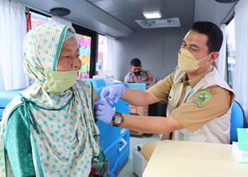 Polres Banjarnegara Gelar Keroyok Vaksin di Kecamatan Pagentan