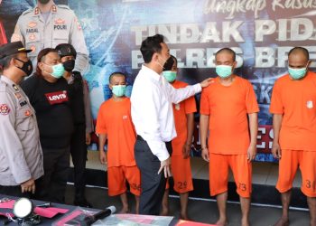 Sat Reskrim Polres Brebes Bekuk Kawanan Pembobol Minimarket