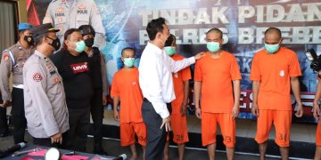 Sat Reskrim Polres Brebes Bekuk Kawanan Pembobol Minimarket
