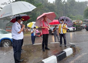 Ganjar Cek Persiapan Jalur Mudik Jateng