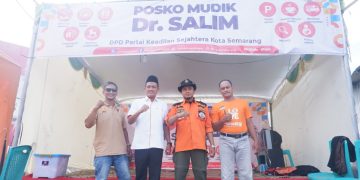Sedia Layanan Pijat dan Dibuka Full 24 Jam, PKS Kota Semarang Dirikan Posko Mudik Dr Salim
