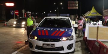 Sejumlah Pemudik Beristirahat di Pospam Gandulan, Salah Satunya Diantar Naik Mobil Patroli ke Rumah