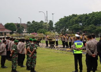 Polres Banjarnegara Gelar Apel Jelang Malam Takbiran
