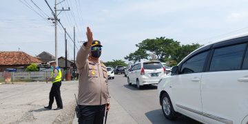 Antisipasi Kemacetan, Polres Demak Siagakan Tim Urai di Titik Rawan Macet