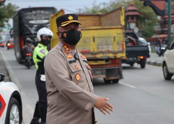 Kapolres Demak Turun ke Jalan Pantau Arus Balik