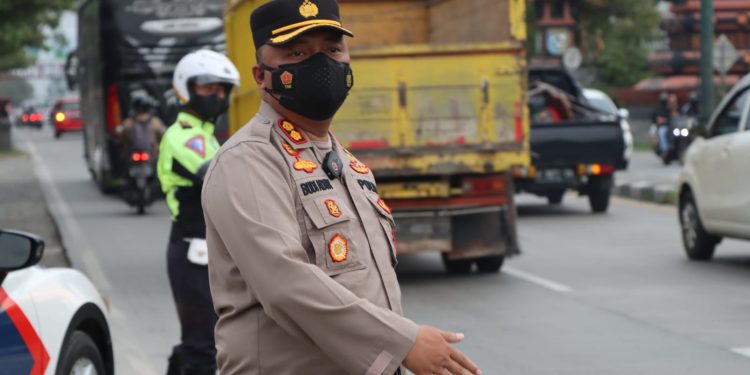 Kapolres Demak Turun ke Jalan Pantau Arus Balik