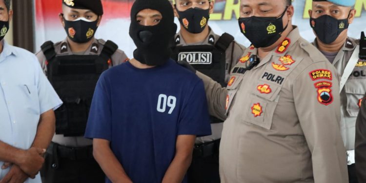 Satreskrim Polres Demak Tangkap Pembunuh Sadis Wanita di Mranggen