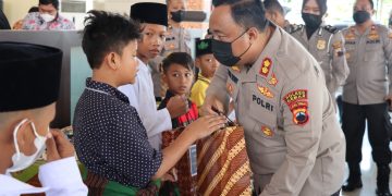 158 Anak Ikuti Khitanan Massal Hari Bhayangkara Ke-76 yang Digelar Polres Demak