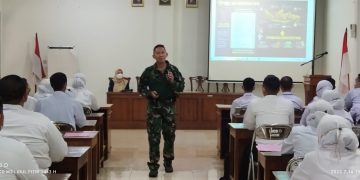 Berikan Pembekalan Peserta Diklat, Dandim Demak Sampaikan Pentingnya Cinta Tanah Air