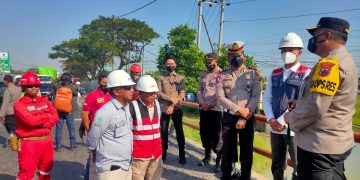 Satlantas Polres Demak Siapkan Jalur Alternatif Antisipasi Kemacetan Pemasangan Girder