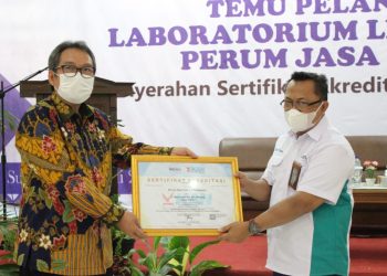 Perluas Layanan Uji Sampel Di Jawa Tengah, Laboratorium Lingkungan Jasa Tirta I Solo Resmi Peroleh Akreditasi KAN