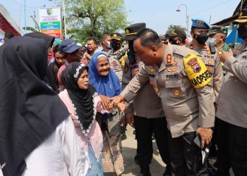 Antisipasi Konflik Pilkades Serentak, Kapolres Demak Patroli ke TPS