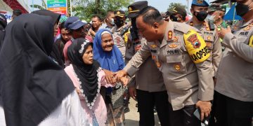 Antisipasi Konflik Pilkades Serentak, Kapolres Demak Patroli ke TPS