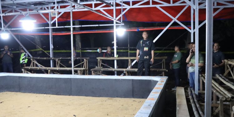 Kapolres Pimpin Penggrebekan Judi Sabung Ayam di Demak