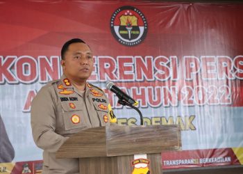 Gelar Konferensi Pers Akhir Tahun, Polres Demak Tunjukan Capaian Kinerja Tahun 2022