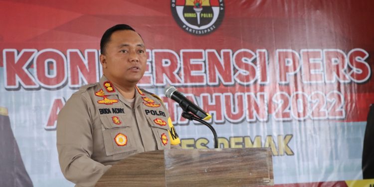 Gelar Konferensi Pers Akhir Tahun, Polres Demak Tunjukan Capaian Kinerja Tahun 2022