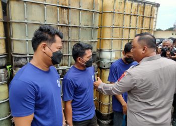 Satreskrim Polres Demak Tangkap 3 Pelaku Penimbun BBM Bersubsidi