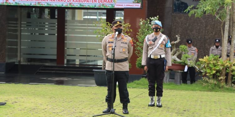Polres Demak Gelar Apel Konsolidasi Operasi Lilin Candi 2022
