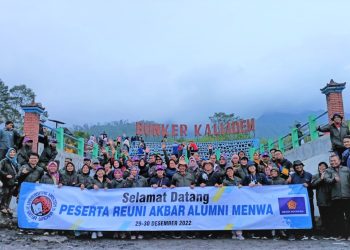 Kompak Alumni Menwa UKSW Reuni Akbar di Kaliurang