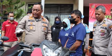 Polisi Tangkap Pasangan Suami Istri Pencuri Motor di Demak