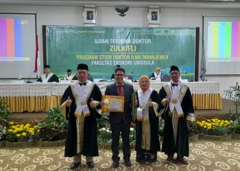 Zulkifli, CEO Zuliya Consulting Raih Doktor Ilmu Manajeman Unissula Semarang