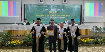 Zulkifli, CEO Zuliya Consulting Raih Doktor Ilmu Manajeman Unissula Semarang