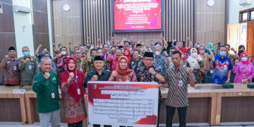 Bupati Launching “Portal Satudata Demak” Dan Penandatanganan Komitmen Program Smart City, Sp4n Lapor, Satu Data Demak, Spbe Dan Keterbukaan Informasi Publik Tahun 2023