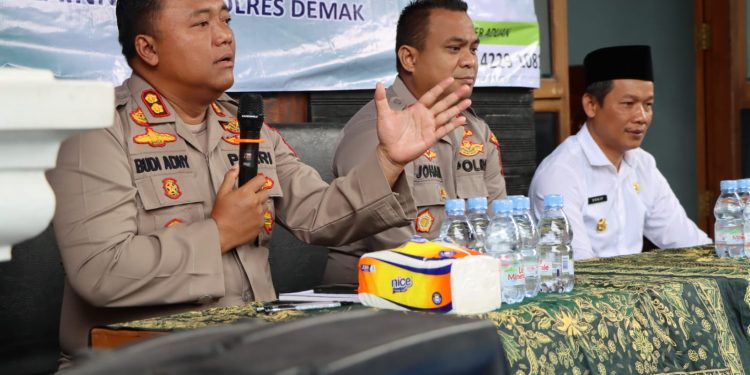 Jum’at Curhat Polres Demak, Warga Singgung Kenakalan Remaja Hingga Ketertiban Lalulintas