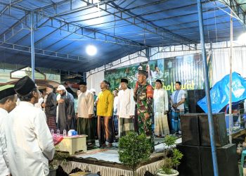 Babinsa Banjarejo Pimpin Sholawat Bersama Habib Ali Ridho dan Habib Ahmad Assegaf