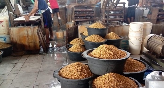 Perajin Tahu Tempe Tenang Stok Kedelai Stabil, Harga Turun