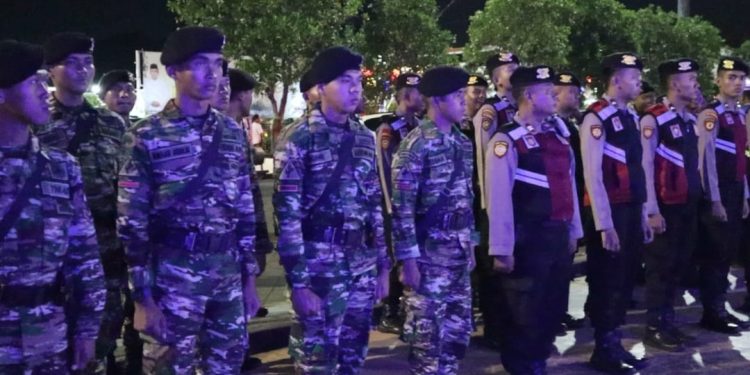 Ratusan Aparat Gabungan di Demak Patroli Amankan Malam Takbir