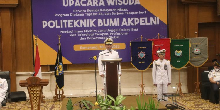 Politeknik Bumi Akpelni Gelar Wisuda Perwira Remaja Pelayaran Niaga, Program Diploma Tiga ke-48 dan Sarjana Terapan ke-2