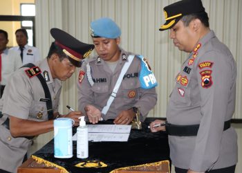Polres Demak Gelar Sertijab Kapolsek Kebonagung
